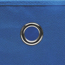 vidaXL 10 db kék szövet tárolódoboz 32 x 32 x 32 cm