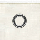 vidaXL 4 db fehér szövet tárolódoboz fedéllel 32 x 32 x 32 cm