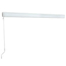 vidaXL kék és fehér manuális, kazettás napellenző 350 x 250 cm