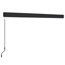 vidaXL kék és fehér manuális kazettás napellenző 450 x 300 cm