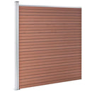 vidaXL barna WPC kerítéspanel 1391 x 186 cm