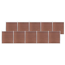 vidaXL barna WPC kerítéspanel 1737 x 186 cm