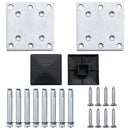 vidaXL szürke WPC kerti kerítés 353 x 106 cm