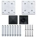 vidaXL szürke WPC kerti kerítés 526 x 106 cm