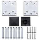 vidaXL szürke WPC kerti kerítés 872 x 106 cm