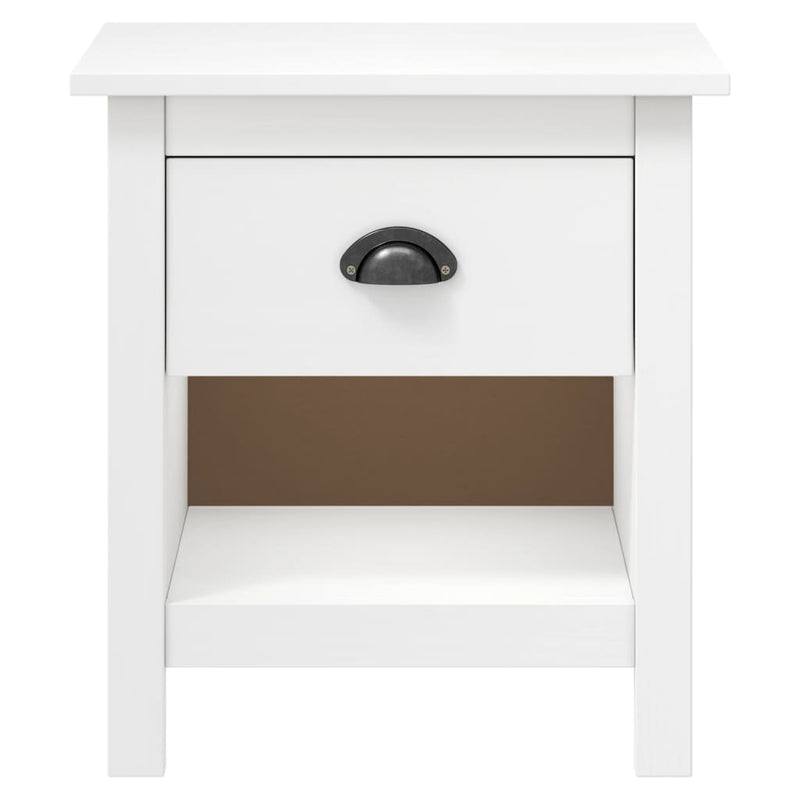 vidaXL Hill 2 db tömör fenyőfa éjjeliszekrény 46 x 35 x 49,5 cm