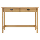 vidaXL Hill 2 fiókos tömör fenyőfa tálalóasztal 110 x 45 x 74 cm