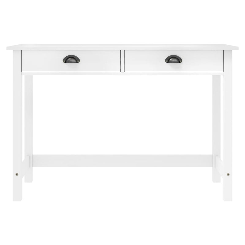 vidaXL Hill 2 fiókos tömör fenyőfa tálalóasztal 110 x 45 x 74 cm