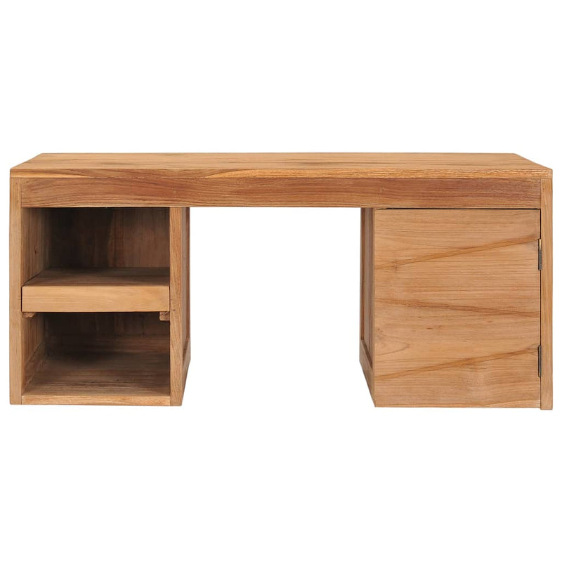 vidaXL tömör tíkfa dohányzóasztal 90 x 50 x 40 cm