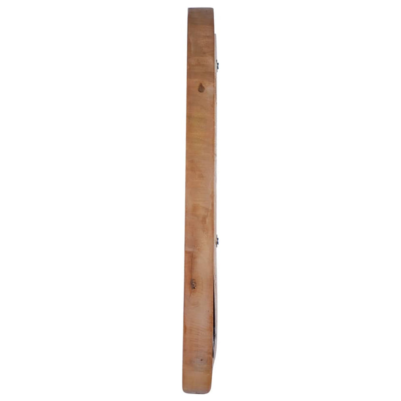 vidaXL kör alakú tíkfa falitükör 40 cm