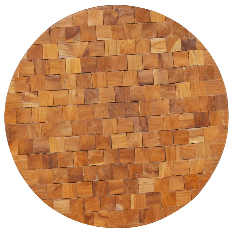 vidaXL tömör tíkfa dohányzóasztal 60 x 60 x 35 cm