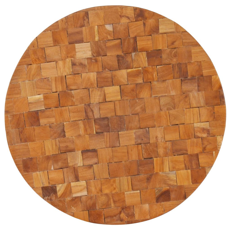 vidaXL tömör tíkfa dohányzóasztal 60 x 60 x 35 cm
