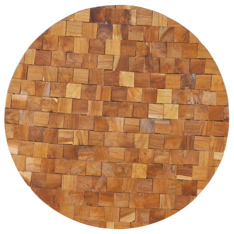 vidaXL tömör tíkfa dohányzóasztal 60 x 60 x 35 cm