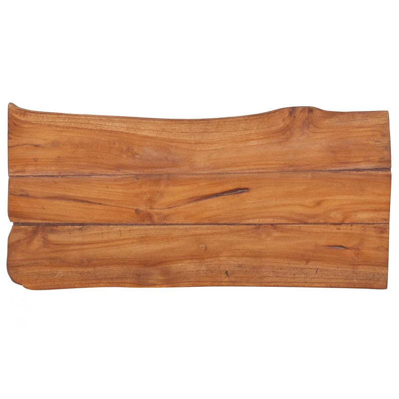 vidaXL tömör tíkfa kerti pad 80 cm