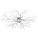 vidaXL csillár fehér akril kristály levél karokkal 5 db E14 izzó