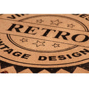 vidaXL 9 részes újrahasznosított fa, valódi bőr és vászon bárszett