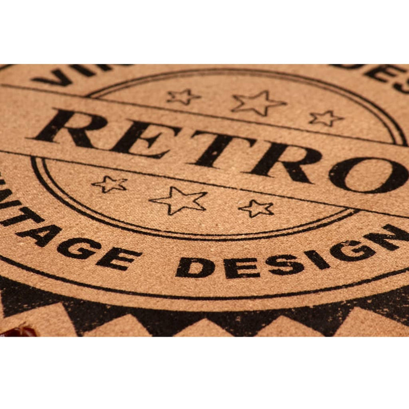 vidaXL 9 részes újrahasznosított fa, valódi bőr és vászon bárszett