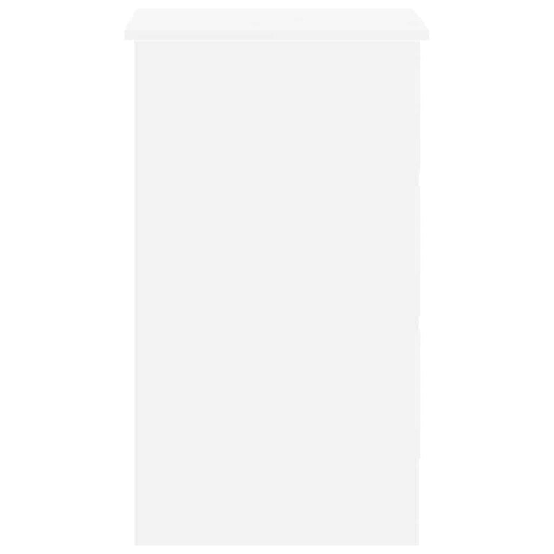 vidaXL fehér szerelt fa íróasztal 90 x 45 x 76 cm
