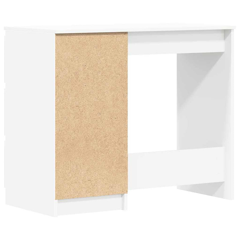vidaXL fehér szerelt fa íróasztal 90 x 45 x 76 cm