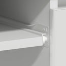 vidaXL fehér szerelt fa íróasztal 90 x 45 x 76 cm