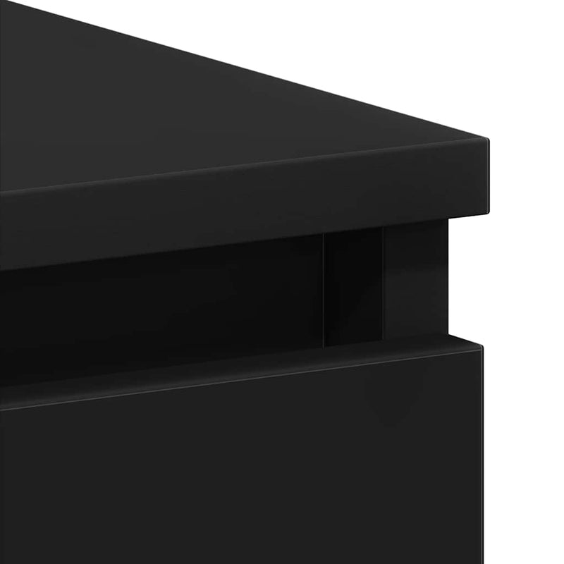 vidaXL fekete szerelt fa íróasztal 90 x 45 x 76 cm