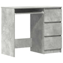 vidaXL betonszürke szerelt fa íróasztal 90 x 45 x 76 cm