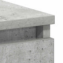 vidaXL betonszürke szerelt fa íróasztal 90 x 45 x 76 cm