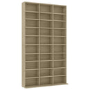vidaXL sonoma tölgy színű szerelt fa CD-szekrény 102 x 23 x 177,5 cm