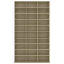 vidaXL sonoma tölgy színű szerelt fa CD-szekrény 102 x 23 x 177,5 cm