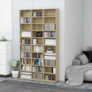 vidaXL sonoma tölgy színű szerelt fa CD-szekrény 102 x 23 x 177,5 cm