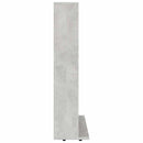 vidaXL betonszürke forgácslap CD-tartó szekrény 100 x 23 x 89,5 cm