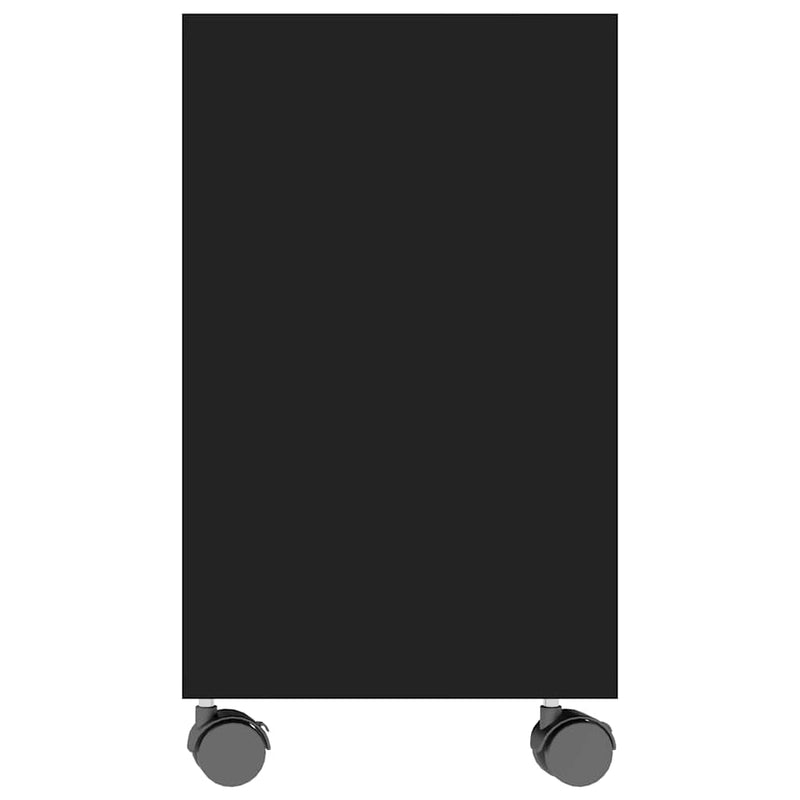 vidaXL fekete szerelt fa kisasztal 70 x 35 x 55 cm