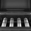 vidaXL fekete gáz grillsütő 4 égővel