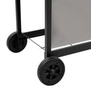 vidaXL fekete és ezüst gáz grillsütő 4 égővel