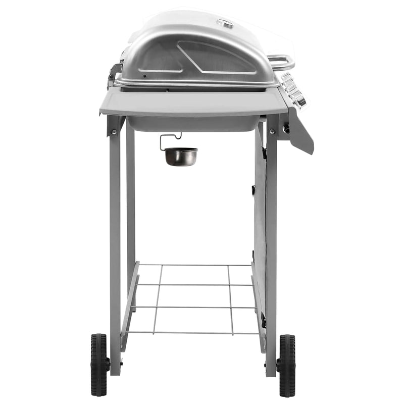 vidaXL ezüst gáz grillsütő 4 égővel