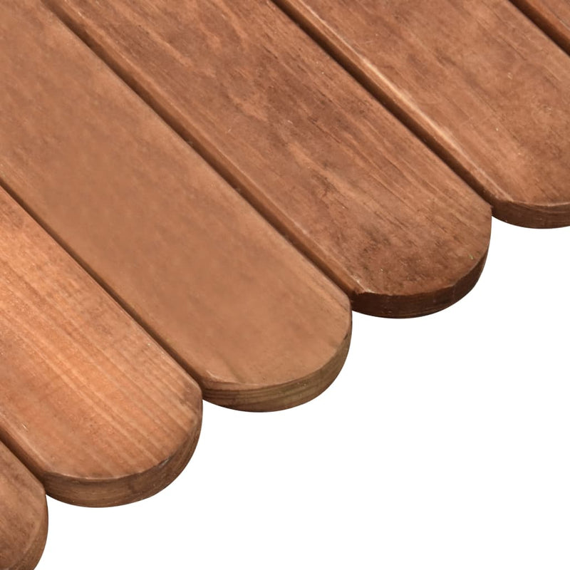 vidaXL 3 db impregnált fenyőfa bordűrtekercs 120 cm