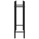 vidaXL fekete fém bortartó állvány 48 palackhoz