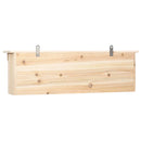 vidaXL 5 kamrás fenyőfa verébház 68 x 15 x 21 cm