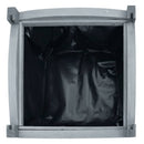 vidaXL 2 db tömör fenyőfa kerti magaságyás 30 x 30 x 30 cm