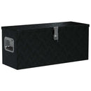 vidaXL fekete alumíniumdoboz 80 x 30 x 35 cm