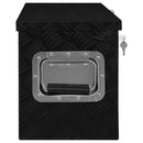 vidaXL fekete alumíniumdoboz 80 x 30 x 35 cm