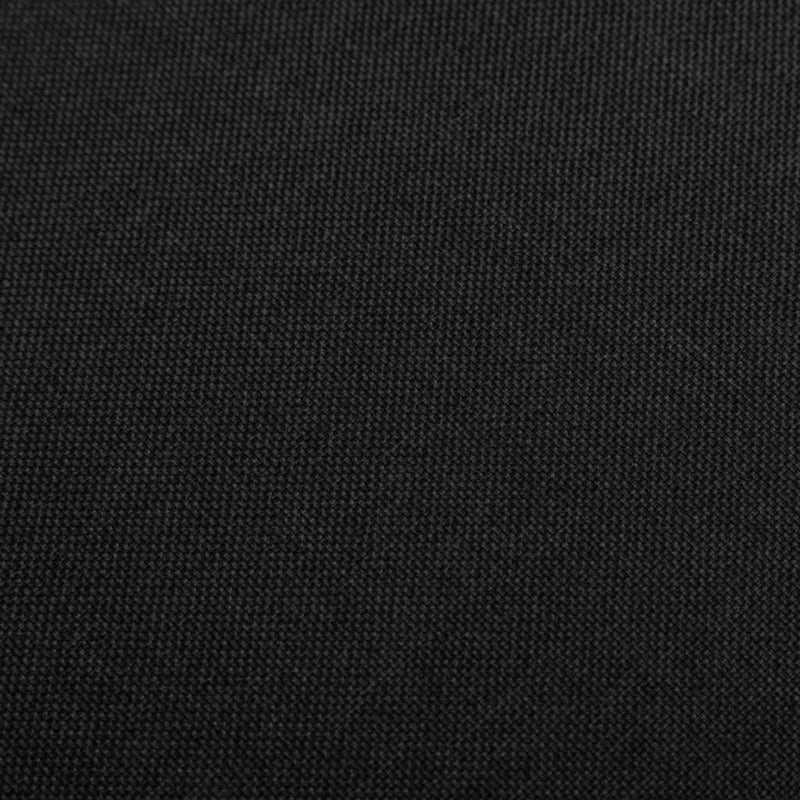 vidaXL 2 db fekete szövet bárszék