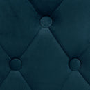 vidaXL 2 db kék bársony bárszék