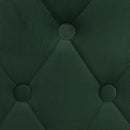 vidaXL 2 db sötétzöld bársony bárszék