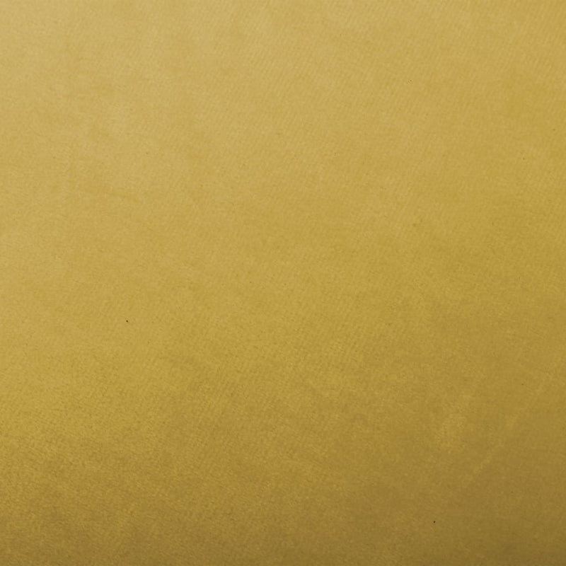 vidaXL mustársárga bársony hintaszék