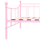 vidaXL rózsaszín fém kanapéágy-keret 90 x 200 cm