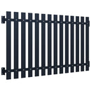 vidaXL antracit színű porszórt acél kerítéspanel 178 x 75 cm