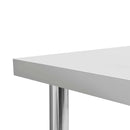 vidaXL konyhai rozsdamentes acél munkaasztal és polc 120 x 60 x 150 cm