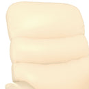 vidaXL krémszínű műbőr dönthető fotel