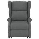 vidaXL sötétszürke szövet felállást segítő fotel